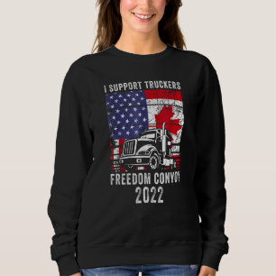 Sweatshirt Convoi pour la liberté 2022 Supporter I Support Ca