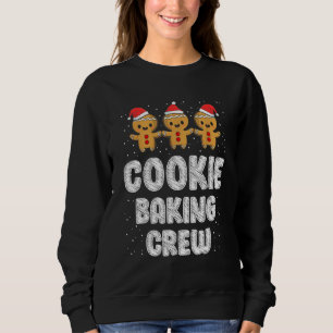 Sweatshirt Cookie Baking Crew Noël Famille Gingerpain Te