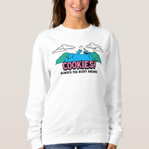 Sweatshirt Cookie Monster Les cookies sont toujours la bonn