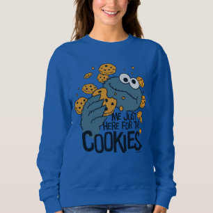 Sweatshirt Cookie Monster Me Just Here pour les cookies