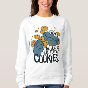 Sweatshirt Cookie Monster Me Just Here pour les cookies