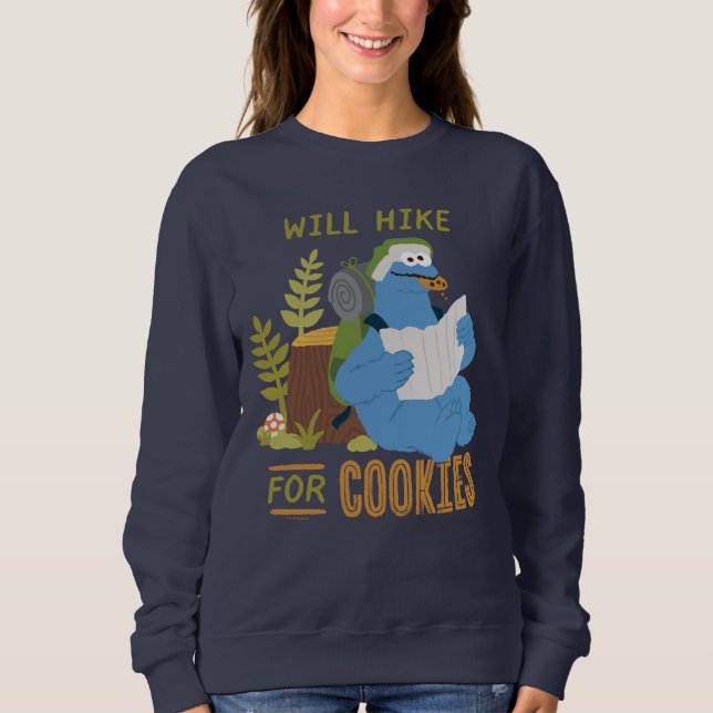 Sweatshirt Cookie Monster | Randonnée Pour Les Cookies (Devant)