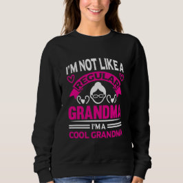 Sweatshirt cool amusant Grandma mot art