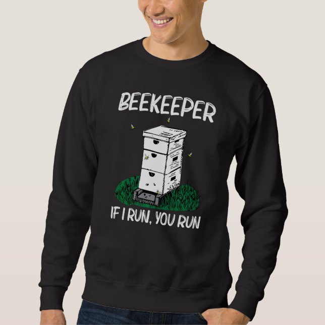 Sweatshirt Cool Beekeeping For Men Women Honeybee Honeycomb (Devant)