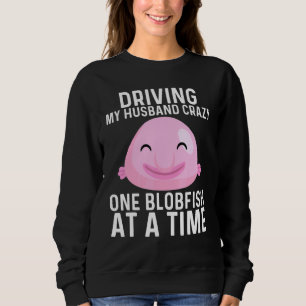 Sweatshirt Cool Blobfish Design Pour Femmes Maman Pêcheurs Po
