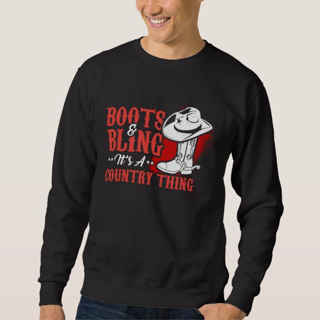 Sweatshirt Cool Country Music Ranch Outfit for Western Fans (Devant)