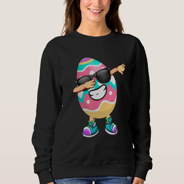 Sweatshirt Cool Dabbing OE de Pâques Chasse Lunettes de chass (Devant)