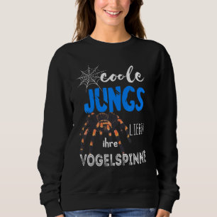 Sweatshirt Cool Garçons Aimez Votre Oiseau Araignée Tarantula