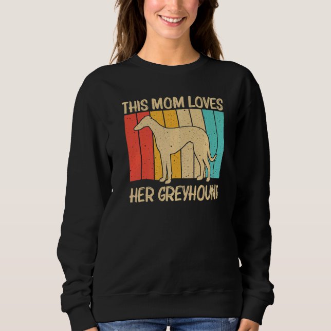 Sweatshirt Cool Greyhound Pour Maman Femmes Sighththththight  (Devant)