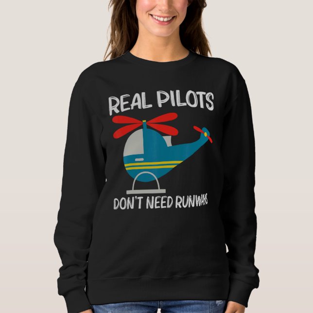 Sweatshirt Cool Helicopter For Men Women Aircraft Aviation Pi (Devant)