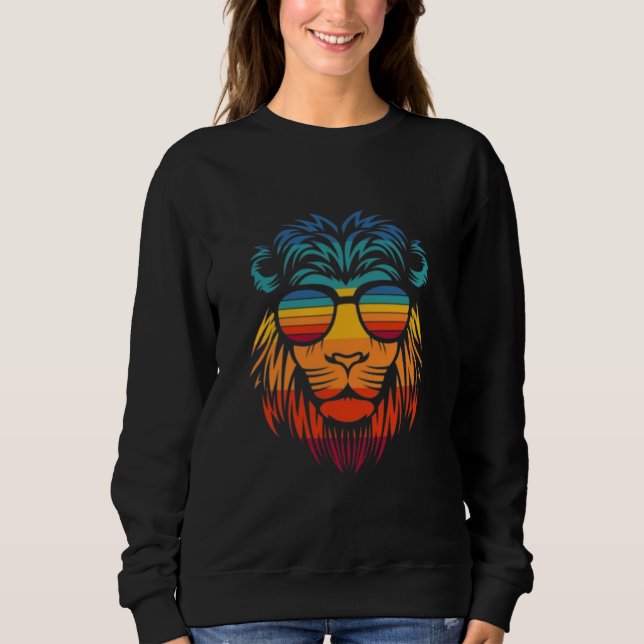 Sweatshirt Cool Lion  (Devant)