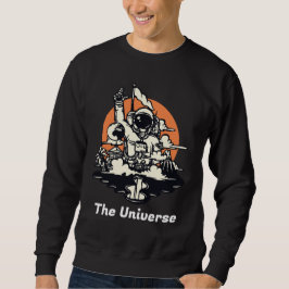 Sweatshirt Cool L'univers l L Astronaut hors-espace