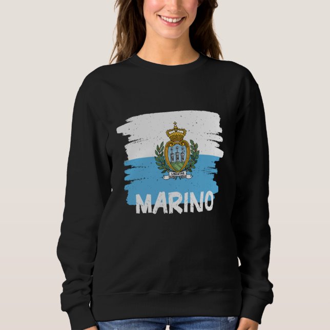 Sweatshirt Cool Marino Flag (Devant)
