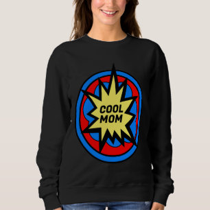 SWEATSHIRT COOL MOM COMIC BOOK STYLE T-SHIRT