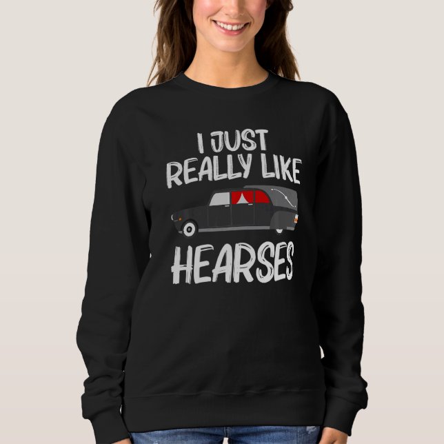 Sweatshirt Cool Morticienne Pour Hommes Femmes Coeur Morgue M (Devant)