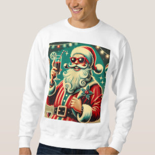 Sweatshirt Cool Père Noël Funny Christmas