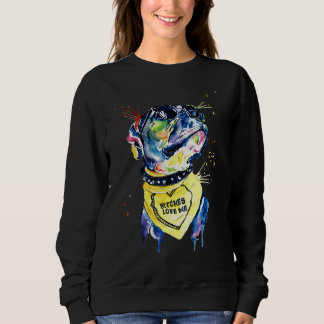 Sweatshirt Cool Pitbull Amoureux de les chiens