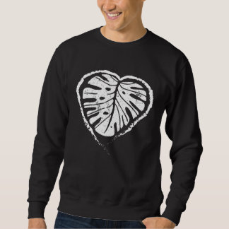 Sweatshirt Cool Plant Mom  For Gardeners Heart Monstera Leaf