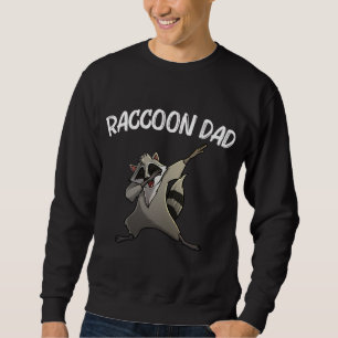 Sweatshirt Cool Raccoon Pour Papa Papa Papa Papa Panda Amoure