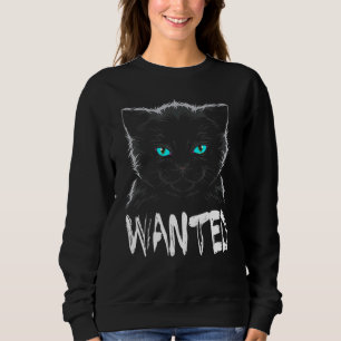 Sweatshirt Cool Recherché de chat noir