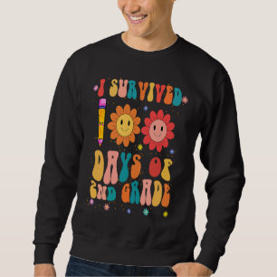 Sweatshirt Cool Super 100 jours Enseignant Étudiant Joyeux 10