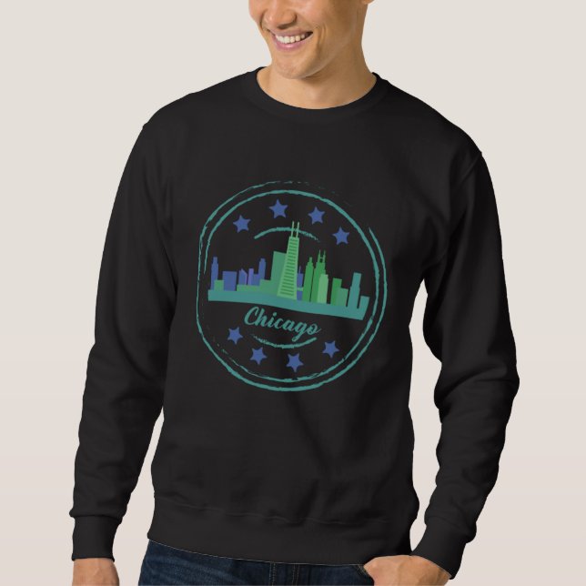 Sweatshirt Cool Tees  Chicago (Devant)