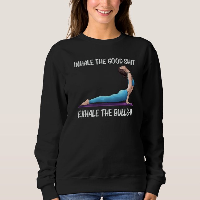 Sweatshirt Cool Yoga For Men Women Yogi Physical Exercise The (Devant)
