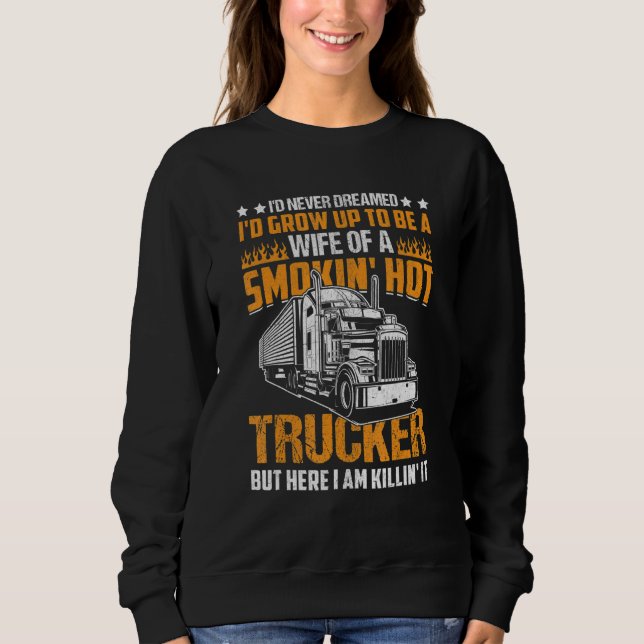 Sweatshirt Coolest Truck Driver Construction Workers Vehicle  (Devant)