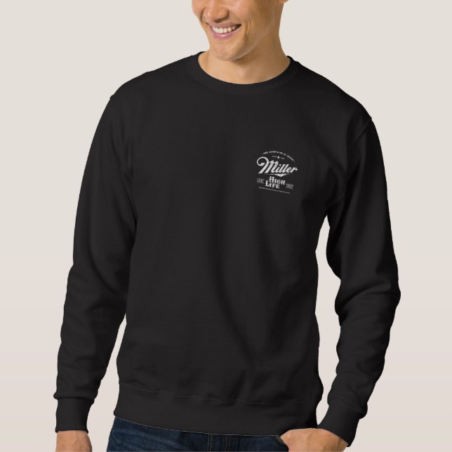 Sweatshirt Coors Miller High Life Champagne de bière Front et (Devant)