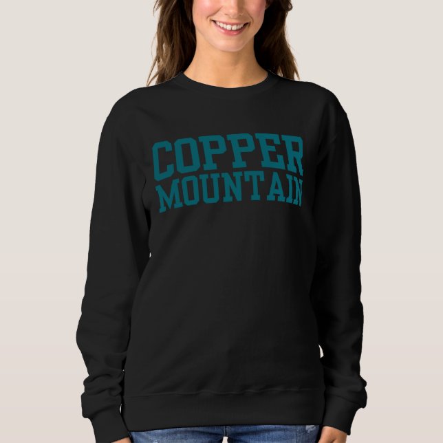 Sweatshirt Copper Mountain College (Devant)