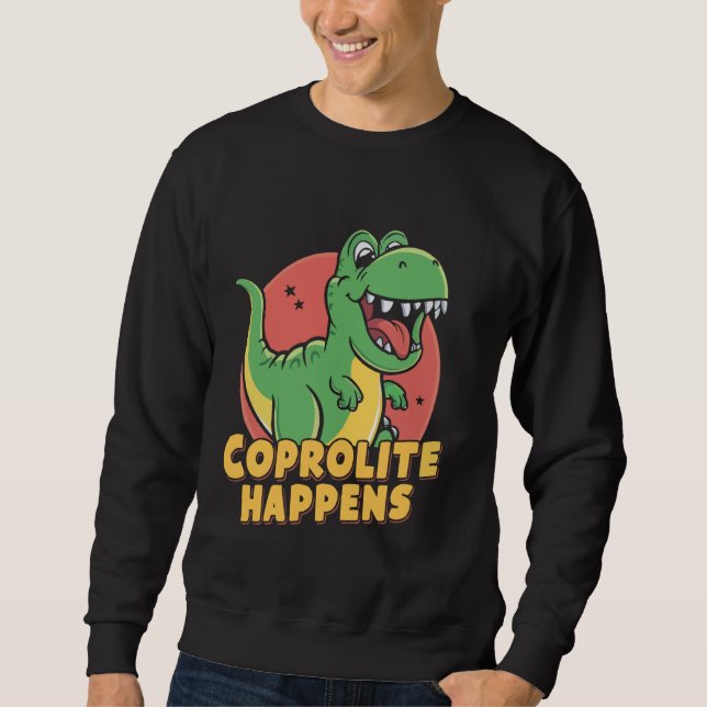 Sweatshirt Coprolites Fossil Dinosaur Dung Fossiles Fèces Fos (Devant)