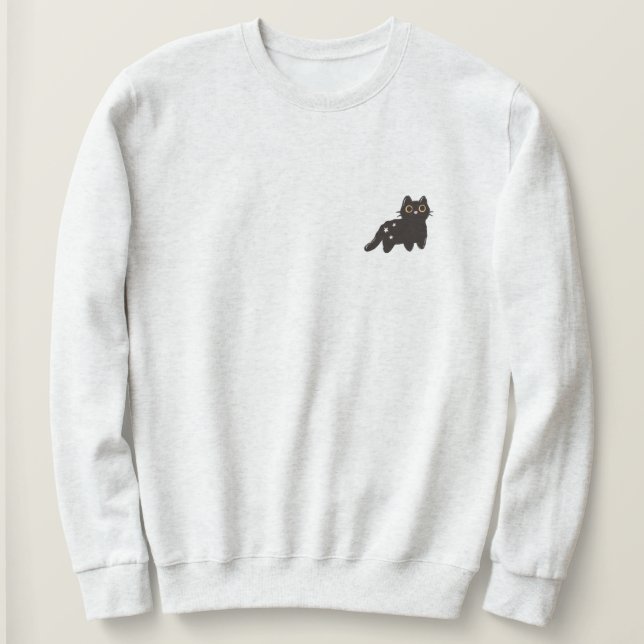 Sweatshirt Coquette Éffrayante minimaliste mignonne Halloween (Design devant)