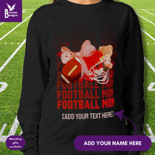 Sweatshirt Coquette élégante MOM FOOTBALL