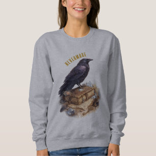 Sweatshirt Corbeau jamais plus corbeau mystique Unisexe