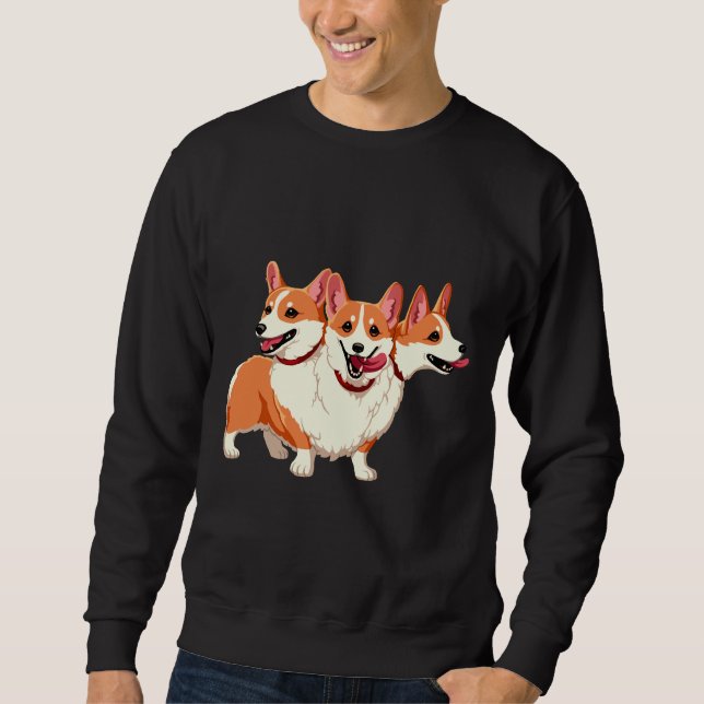 Sweatshirt Corgi Cerberus (Devant)