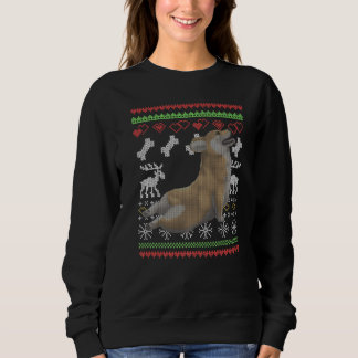 Sweatshirt Corgi Chien Père Noël Moche Motif de Noël X Mas