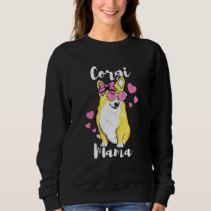 Sweatshirt Corgi Mama mignonne Chien Aimant Mère