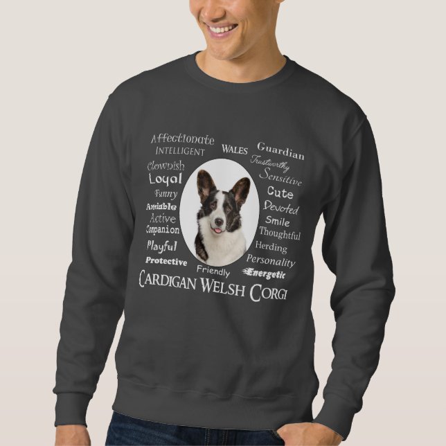 Sweatshirt Corgi Traits (Devant)