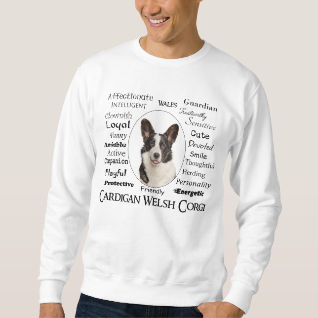 Sweatshirt Corgi Traits (Devant)