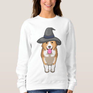 Sweatshirt Corgi Witch