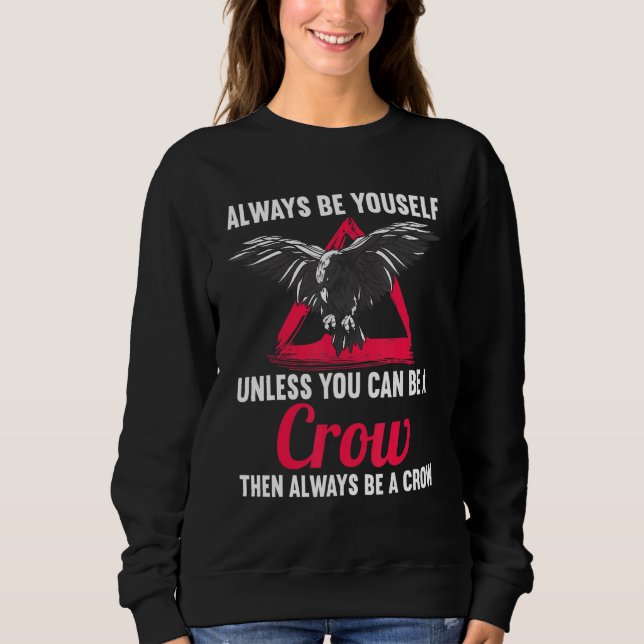 Sweatshirt Corneilles Corneille Ravens Oiseau Corneille noire (Devant)