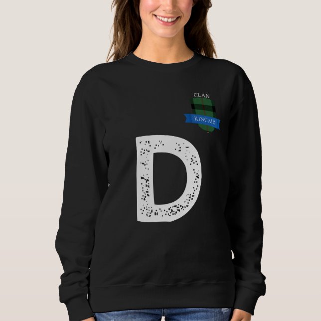 Sweatshirt Correspondance de famille Clan KinCaid D (Devant)