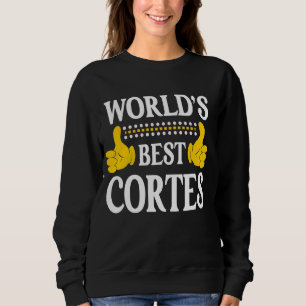 Sweatshirt Cortes Nom de famille Famille Nom de famille Meill
