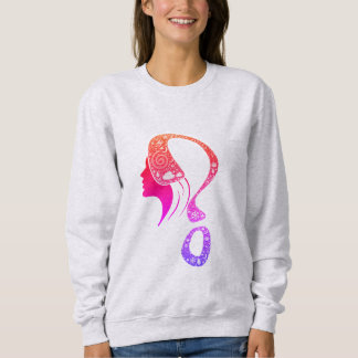 Sweatshirt Cosmic Queen Question Mark #2 Design