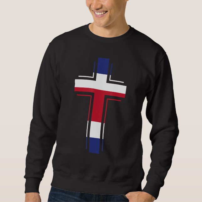 SWEATSHIRT COSTA RICA FAITHFUL CATHOLIC (Devant)