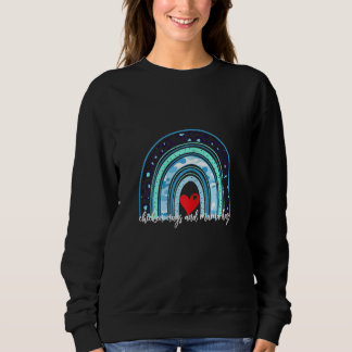 Sweatshirt Costume Arc-En-Ciel De Poulet Et Mama Hugs