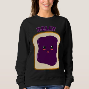 Sweatshirt Costume de couple mignon assorti au beurre de caca