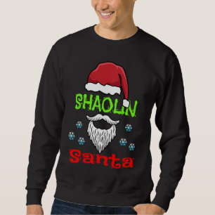 Sweatshirt Costume de Noël paresseux Shaolin Kung Fu Shaolin