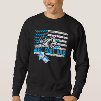 Sweatshirt Costume De Pêche Pour Fête des pères Reel Cool Pap