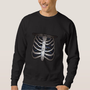 Sweatshirt Costume de rayons X creepy Halloween Squelette os